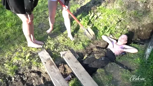 Poster: Clips4Sale - Goddess Valeria - Burying Lexi To Plant Flower (1080P)